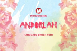 Andorlah: A Watercolor Display Font for Crafters