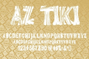 AZ Tiki: The Retro Display Font for Bold Campaigns
