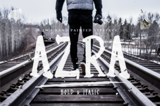 Azra: A Rough-Edged Display Font for Bold Campaigns