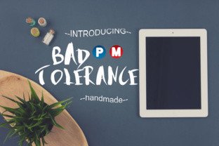 Bad Tolerance: A Handmade Display Font Review