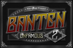 Banten: A Modern Display Font for Web Design