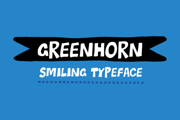 Greenhorn: A Hand-Drawn Display Font for Your Brand