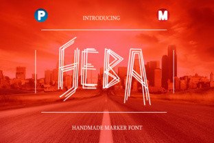 Heba: A Modern Display Font for Polished Branding