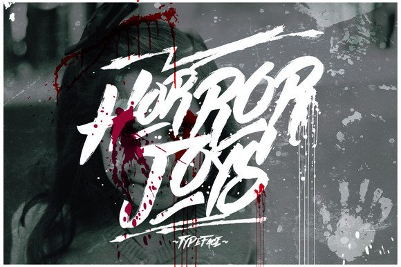 Horror Joys: A Unique Display Font for Web Design