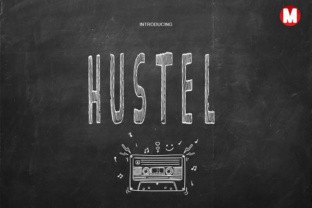 Hustel: A Fresh Playful Typeface for Brand Identity