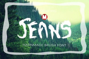 Jeans: A Modern Handmade Display Font for Editorial Design