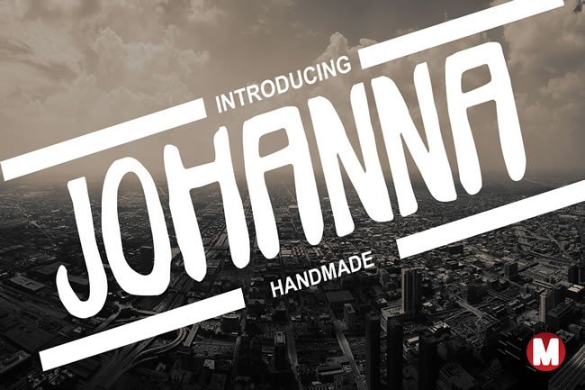 Johanna: A Fresh Handmade Display Typeface for Editors