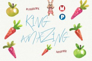 King Amazing: A Playful Display Font for Crafters