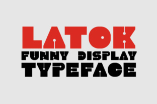 Latok: A Playful Display Font for Editorial Design