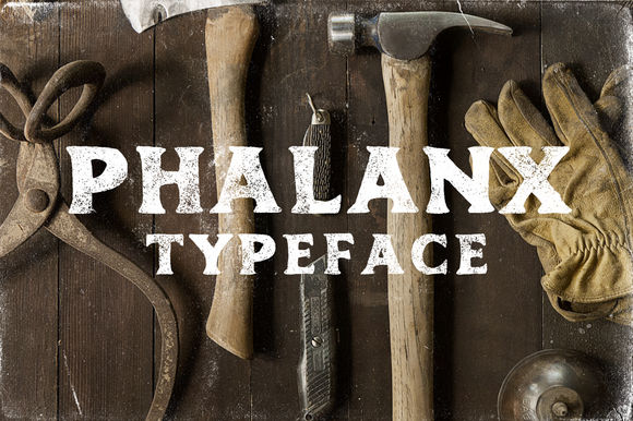 Phalanx: A Vintage Display Font for Authentic Branding