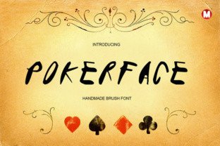 Pokerface: A Handmade Brush Font for Bold Branding
