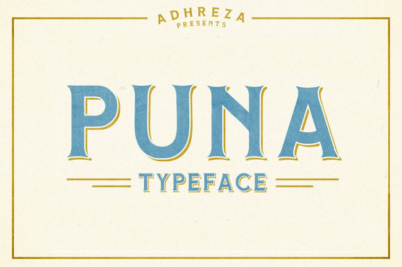 Puna: A Unique Display Font for Modern Web Design