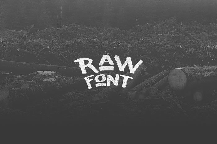 Raw: A Tough Display Font for Bold Branding