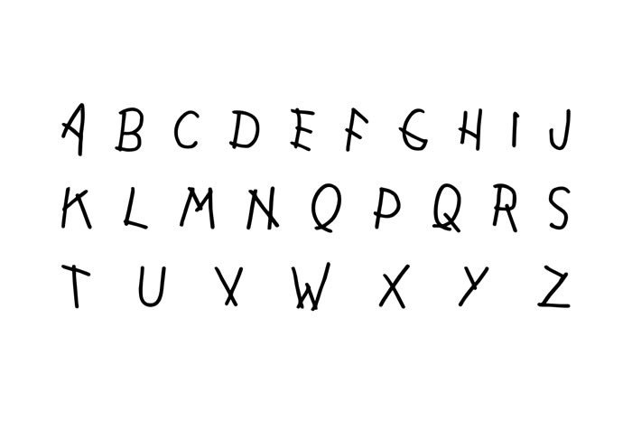 Reading This: A Playful Handmade Font for Makers