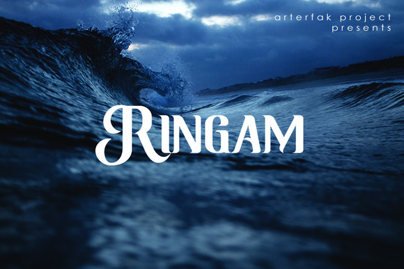 Ringam: A Vintage Display Font for Editorial Design