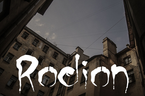 Rodion: A Dark Display Font for Creators