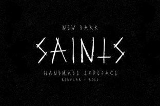 Saints: The Dark Display Font for Bold Campaigns