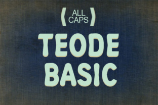 Teode Basic: A Bold Display Font for Branding