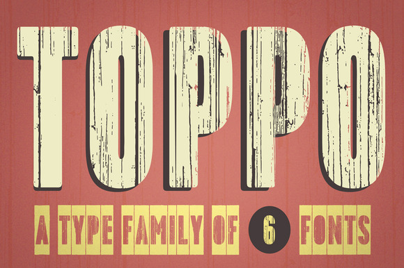 Toppo Font: A Playful Display Typeface for Small Business Branding