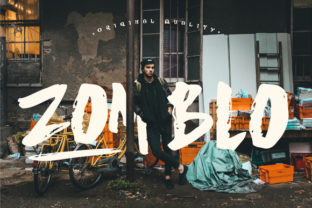 Zomblo: A Grungy Display Font for Web Design